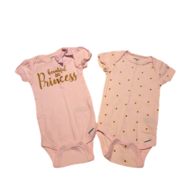 Gerber Other - 𝅺2 Gerber baby girl onsies. 0-3 months. Pink. Both for 10 or 5 each
